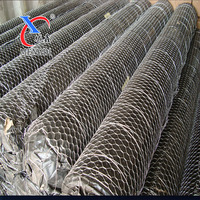 Rollos de malla de alambre hexagonal galvanizados 1/4 "-2" Jaulas de gallo de jaula de aves de corral de apertura