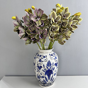 Echt Aussehende Künstliche Phalaenopsis 3D-Gedruckte Kunstblumen für Hochzeit und Heimdekoration - Product Image 2