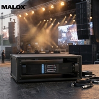 Amplificateur de puissance passif professionnel MALOX FP-10000Q 4 canaux 1350W*4 Classe-TD en métal avec entrée XLR/sortie Speakon à vitesse variable