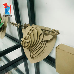 Rompecabezas 3D <span class=keywords><strong>de</strong></span> Cabeza <span class=keywords><strong>de</strong></span> Toro Corrugado: Desarrollo STEAM para Niños, Manualidades - Product Image 3