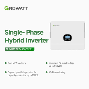 อินเวอร์เตอร์ไฮบริด Growatt SPE 12000ES Plus Dual MPPT 12KW พร้อมแบตเตอรี่ ราคาประหยัด รองรับการเชื่อมต่อแบบขนาน 12 ชุด SPE 12000ES 12kw - Product Image 6