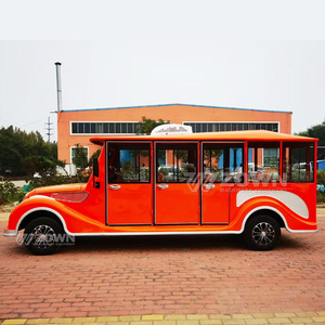 Bus touristique vintage à deux étages, grande capacité, véhicule électrique classique pour visites urbaines, 20 places, pour événements touristiques urbains - Product Image 4