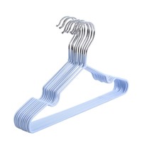 Lavinia Kid Pvc Enduit Pas Cher Coloré Antidérapant Gain de Place Séchoir Pvc Cintres Métal Cintre Jetable Cintre