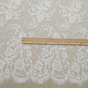 Tela de Encaje de Pestañas Tejida Francesa con Flores, Ecológica, Vintage, Elegante, de Lujo, Textil de Alta Calidad para Coser y Decorar, 3 Yardas - Product Image 3