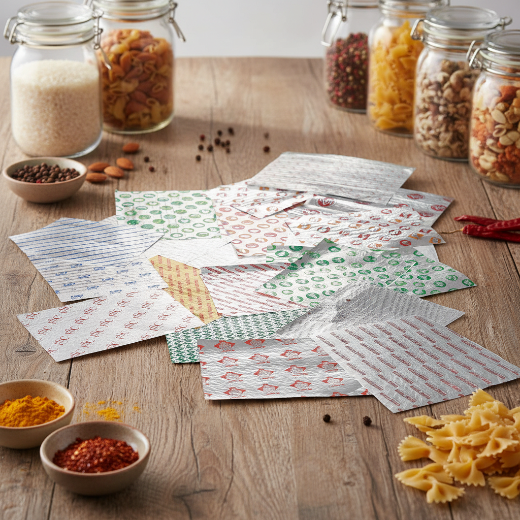 Recyclable Virgin Wood Pulp Food Wrapping Paper for Sandwiches with Four-Color UV Printing and Embossing/Debossing Options
