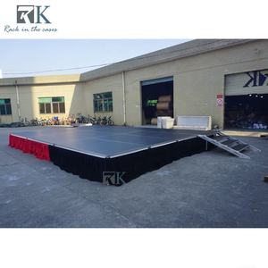 Etapa de concierto Instalación rápida Etapa de altura ajustable Plataforma de 4*8 pies - Product Image 1