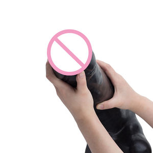 Vendita calda giocattolo del sesso para mujer <span class=keywords><strong>16</strong></span> pollici realistico enorme nero <span class=keywords><strong>dildo</strong></span> - Product Image 3