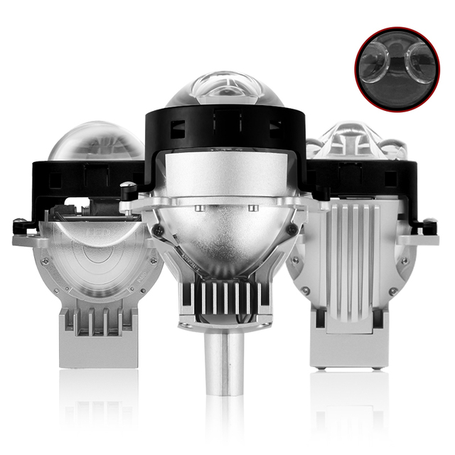 Hot Selling Product Bi Led Projector Lens 3.0 Matrix Laser H4 H7 Lenses Headlight Universal Type 3.0 Inch Projector Lens
