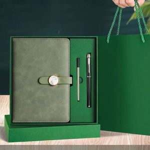Ensemble cadeau d'entreprise personnalisé, carnet en cuir PU avec stylo et bouteille d'eau pour les employés, cadeaux d'anniversaire, cadeaux d'affaires - Product Image 3