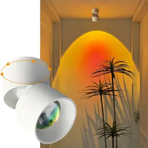 10W réglable Led projecteur coucher de soleil mur laveuse ménage éclairage intérieur décoratif atmosphère lumière