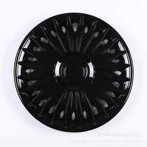 Juego de 4 Tapas Universales para Llantas de Coche de 14/15/16 Pulgadas, Tapacubos de Repuesto R15, Color Rojo, Negro y Plateado - Product Image 2