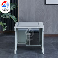 Bureau d'ordinateur multifonctionnel en métal pour l'école, la salle de classe, le bureau, la chambre, l'hôtel, la salle de conférence avec un design moderne