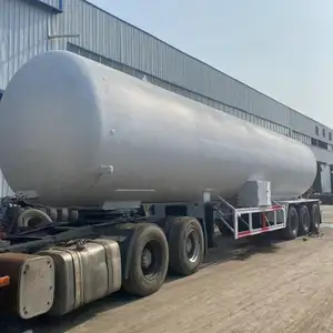 Cheap Prices Second Hand 3 Axles 40CBM 50CBM Used Liquefied Petroleum Gas LPG Cylinder Tank For Sale