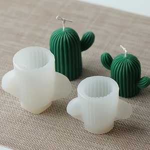 Diy Scented <b>Candle</b> <b>Mold</b> Simulated Cactus Plaster <b>Mold</b> Home Decor Craft Supply - Product Image 3