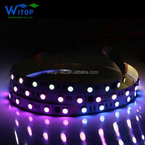 شريط إضاءة <span class=keywords><strong>LED</strong></span> رقمي <span class=keywords><strong>RGB</strong></span> من نوع SMD5050 SM18512 مع تحكم DMX512، إضاءة ملونة، شريط <span class=keywords><strong>LED</strong></span> مرن 12 فولت - Product Image 4