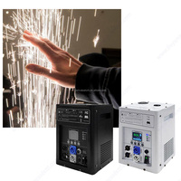 Getyourreal SF-w600 Machine à feux d'artifice électriques en métal pour mariage, machine à étincelles froides, brouillard dansant, DMX512 2CH, télécommande