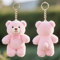 Fabrik Großhandel Roboter AI Plüschtiere Niedlichen Teddybär Plüsch Schlüssel bund Niedlichen Schlüssel bund Kunden spezifische Schlüssel bund Geschenk