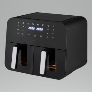 Friteuse à air double pot sans huile 9L à écran tactile électromécanique intelligent de grande capacité - Product Image 3