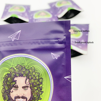 Sacs en Mylar personnalisés avec logo imprimé en gros, pochettes de marque pour l'affichage de produits de vente au détail