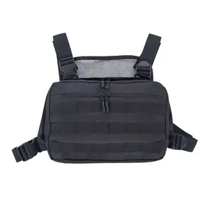 बनियान पाउच उपयोगिता ctactical mens छाती रिग बैग mens ईडीसी छाती पैक सामने थैली
