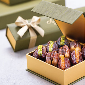 Печать на заказ, пустая Подарочная коробка для шоколада Рамадан, роскошная упаковочная коробка для шоколада с разделителями для орехов - Product Image 4