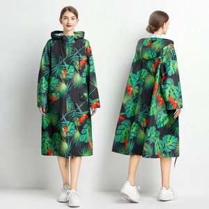 Chaqueta Impermeable Larga con Estampado <span class=keywords><strong>de</strong></span> Leopardo, Popular y Novedosa, Unisex, para Escalar y Hacer Senderismo, con Bolsa Portátil - Product Image 2