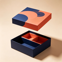 Boîte cadeau pliante en papier avec logo personnalisé, boîte d'avion, pour emballage de produits cosmétiques, de beauté, numériques et électroniques, OEM ODM