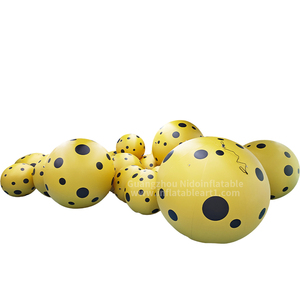Bola inflable grande de PVC al por mayor, modelo de bola de lunares para publicidad de fiesta de boda, fabricada por inflables comerciales - Product Image 6