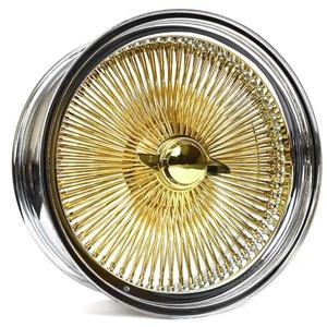 Jantes à rayons chromées en fil d'or 13 14 16 20 22 24 26 pouces 5x112 5x120 5x108 5x127 pour Tesla Model Y 3 <span class=keywords><strong>Corvette</strong></span> - Product Image 3