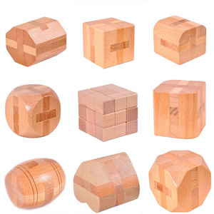 <span class=keywords><strong>Puzzle</strong></span> in legno 3D Luban Kongming Lock <span class=keywords><strong>Puzzle</strong></span> Set Toy Brain <span class=keywords><strong>Puzzle</strong></span> Cube rompicapo in legno Cube <span class=keywords><strong>Block</strong></span> per bambini adulti - Product Image 5