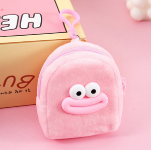 Mignon Mini peluche porte-monnaie Portable étudiant écouteur sac porte-monnaie Portable porte-monnaie casque étui - Product Image 3