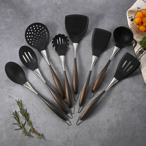 Manjia-Ensemble d'ustensiles <span class=keywords><strong>de</strong></span> <span class=keywords><strong>cuisine</strong></span> en silicone pour tréfilage en cuivre, poignée en acier inoxydable, spatule pour ustensiles <span class=keywords><strong>de</strong></span> <span class=keywords><strong>cuisine</strong></span> antiadhésifs - Product Image 1