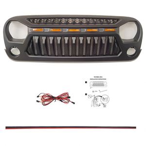 <span class=keywords><strong>Calandre</strong></span> Avant Spedking pour <span class=keywords><strong>JEEP</strong></span> WRANGLER JK 2013 2014 2015 2016 2017 Noire en ABS - Product Image 2