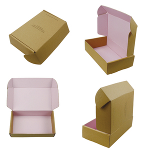 Logotipo personalizado Caja <span class=keywords><strong>de</strong></span> cartón corrugado rosa Caja <span class=keywords><strong>de</strong></span> envío Caja <span class=keywords><strong>de</strong></span> envío Embalaje <span class=keywords><strong>de</strong></span> <span class=keywords><strong>ropa</strong></span> <span class=keywords><strong>para</strong></span> vestido <span class=keywords><strong>Ropa</strong></span> Camiseta Tra - Product Image 4