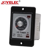 Relay Waktu Tunda Daya Aktif 0-60 Menit Detik Instalasi Panel AH2-Y AC220V AC380V DC12-24V