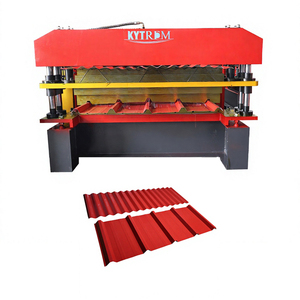 Macchina formatrice per lastre di copertura a doppio strato 2 in 1, macchina per la produzione di pannelli per tetti, salva spazio in officina - Product Image 1