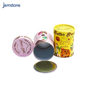 Boîte d'emballage cylindrique en carton kraft pour capsules de gel alimentaire à base de plantes, design personnalisé, recyclable, tube en papier pour poudre de protéines - Product Image 1