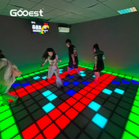Active Grid LED Dancing Floor Games Software de iluminación interactiva con equipo de publicidad de efecto lava