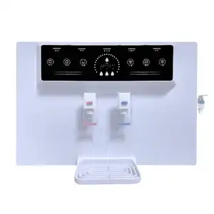 Desktop 5 Tahap Ro Purifier Dispenser Air Meja Filter Osmosis Terbalik Minum Sistem Pendingin Ultra Murni untuk Rumah