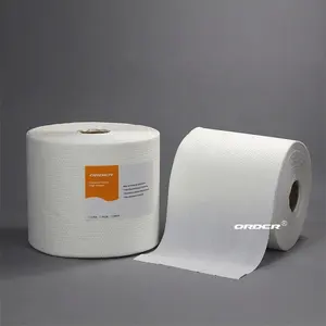 Wipe Roll Nonwoven Perforated Jumbo Roll Of White Cellulose Polypropylene Industrial Using Wiping Wipes