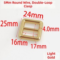 Sangle de 16 mm avec anneau en D en alliage métallique, boucle coulissante réglable à trois positions, quincaillerie pour bagages