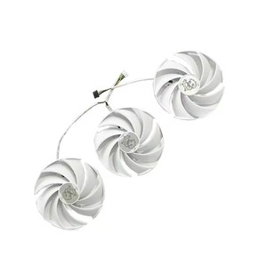 Ventilador de tarjeta gráfica de 4 pines PLD10010B12HH de 95mm para MSI GeForce RTX <span class=keywords><strong>4070</strong></span> <span class=keywords><strong>Ti</strong></span> Gaming <span class=keywords><strong>Trio</strong></span> White Graphic Card Cool Findilators - Product Image 3