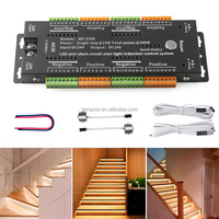 Nouveau capteur de gradation de contrôleur d'induction de lumière d'escalier LED anti-court-circuit à 32 étapes pour escaliers