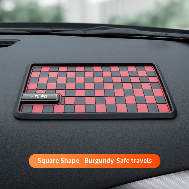 Wine red square safe journey