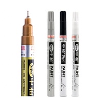 Marqueur permanent à peinture SP150, 8 couleurs, pointe extra fine de 0,7 mm, encre à base d'huile pour surfaces lisses, tableau blanc, bureau, école