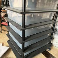 Étagère modulaire en PVC écologique pour l'élevage de reptiles, boîtes à tiroirs carrées en PVC, cage d'exposition pour animaux de compagnie, vivarium pour reptiles, élevage de serpents