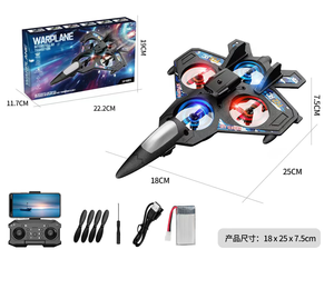 Avión de Combate RC 2.4G con Cámara, Avión de Control Remoto de Espuma EPP para Principiantes, Quadcopter de Vuelo Estacionario Estable, Juguete para Adolescentes - Product Image 6