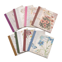 50 buah/pak bahan kertas membuat impian seri renda kolase Vintage ornamen bahan kertas dasar 8 model