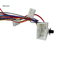 Rangkaian Kabel Panel Instrumen Mobil dengan Selubung Kabel Berwarna-warni, Kabel Kustom OEM 12V 24V
