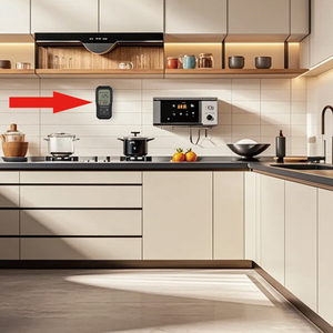 Testeur de radon mural pour bâtiments avec fonction d'alarme pour la maison et les voyages Inspection immobilière Détecteur de gaz radon - Product Image 3